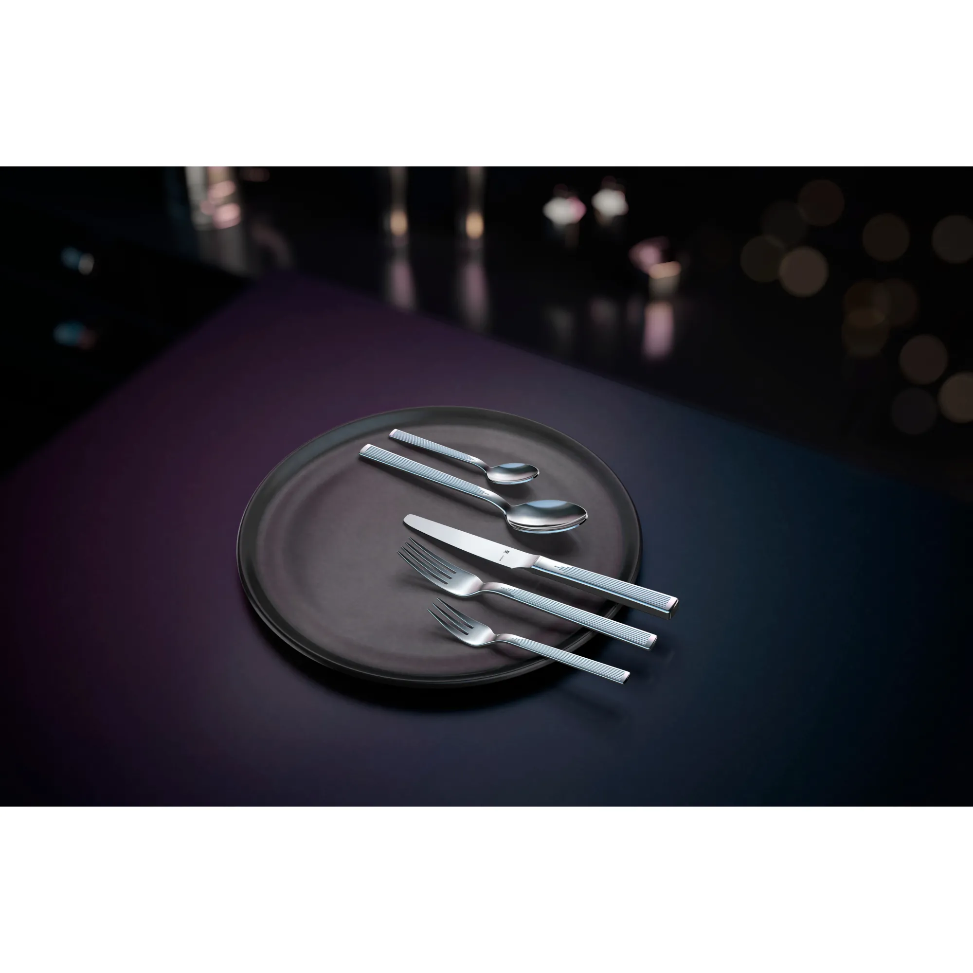 WMF Art Deco Besteck-Set, 30-teilig, Cromargan protect®| Besteck-Sets