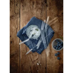 WMF Baric Trinkhalme aus Glas, 22 cm, 6 Stück| Barzubehör