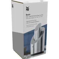 WMF Basic Salz- und Pfefferstreuer-Set, 2-teilig, 4,5 cm| Salz- & Pfefferstreuer