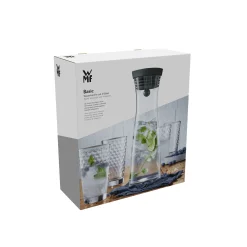 WMF Basic Set Wasserkaraffe mit 4 Gläsern| Wassergläser|Karaffen & Dekanter