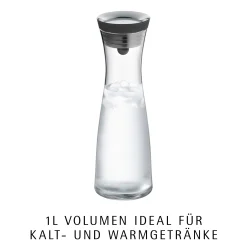 WMF Basic Wasserkaraffe, 1 l, Edelstahl| Karaffen & Dekanter