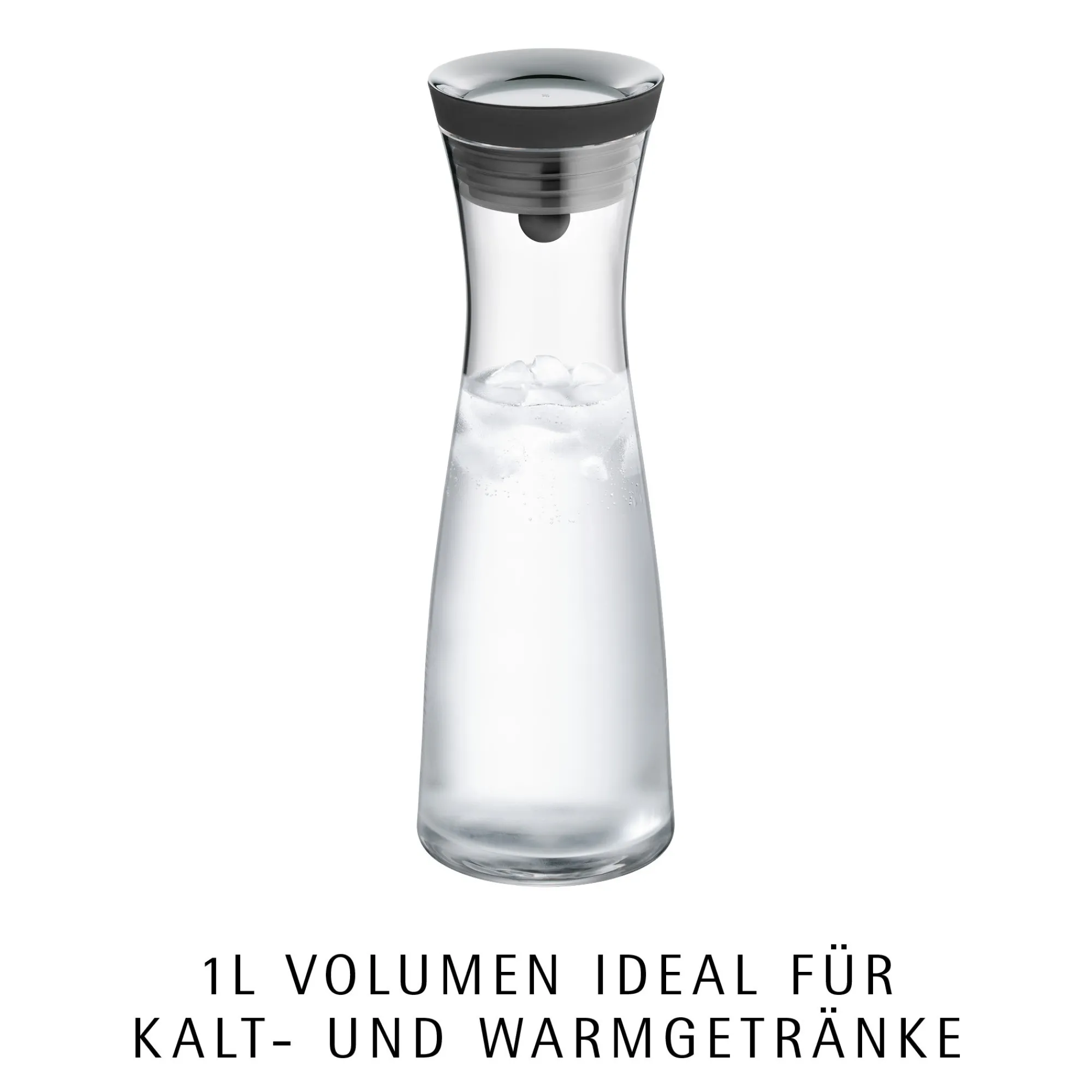 WMF Basic Wasserkaraffe, 1 l, Edelstahl| Karaffen & Dekanter