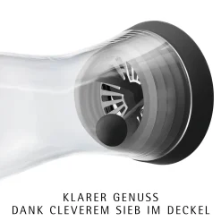 WMF Basic Wasserkaraffe, 1 l, Edelstahl| Karaffen & Dekanter