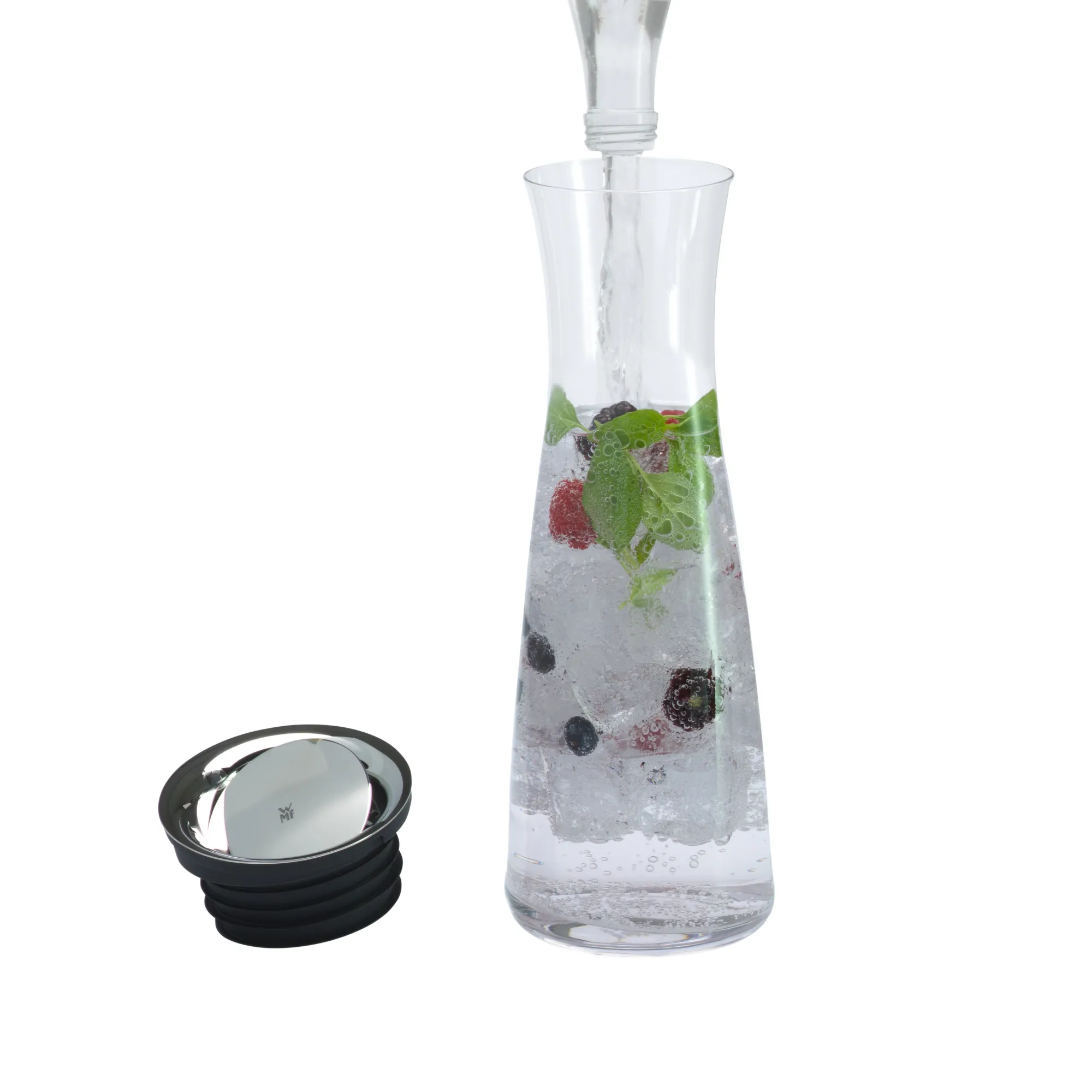 WMF Basic Wasserkaraffe, 1 l, Edelstahl| Karaffen & Dekanter