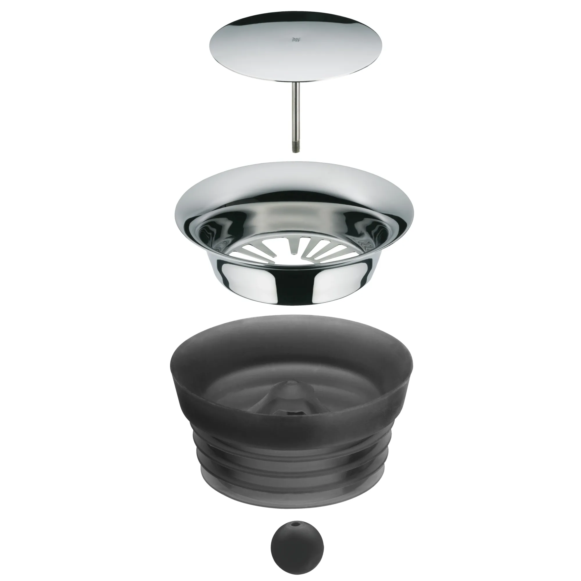 WMF Basic Wasserkaraffe, 1 l, Edelstahl| Karaffen & Dekanter