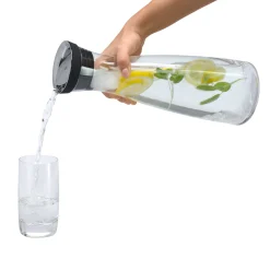 WMF Basic Wasserkaraffe, 1,5 l, Schwarz| Karaffen & Dekanter