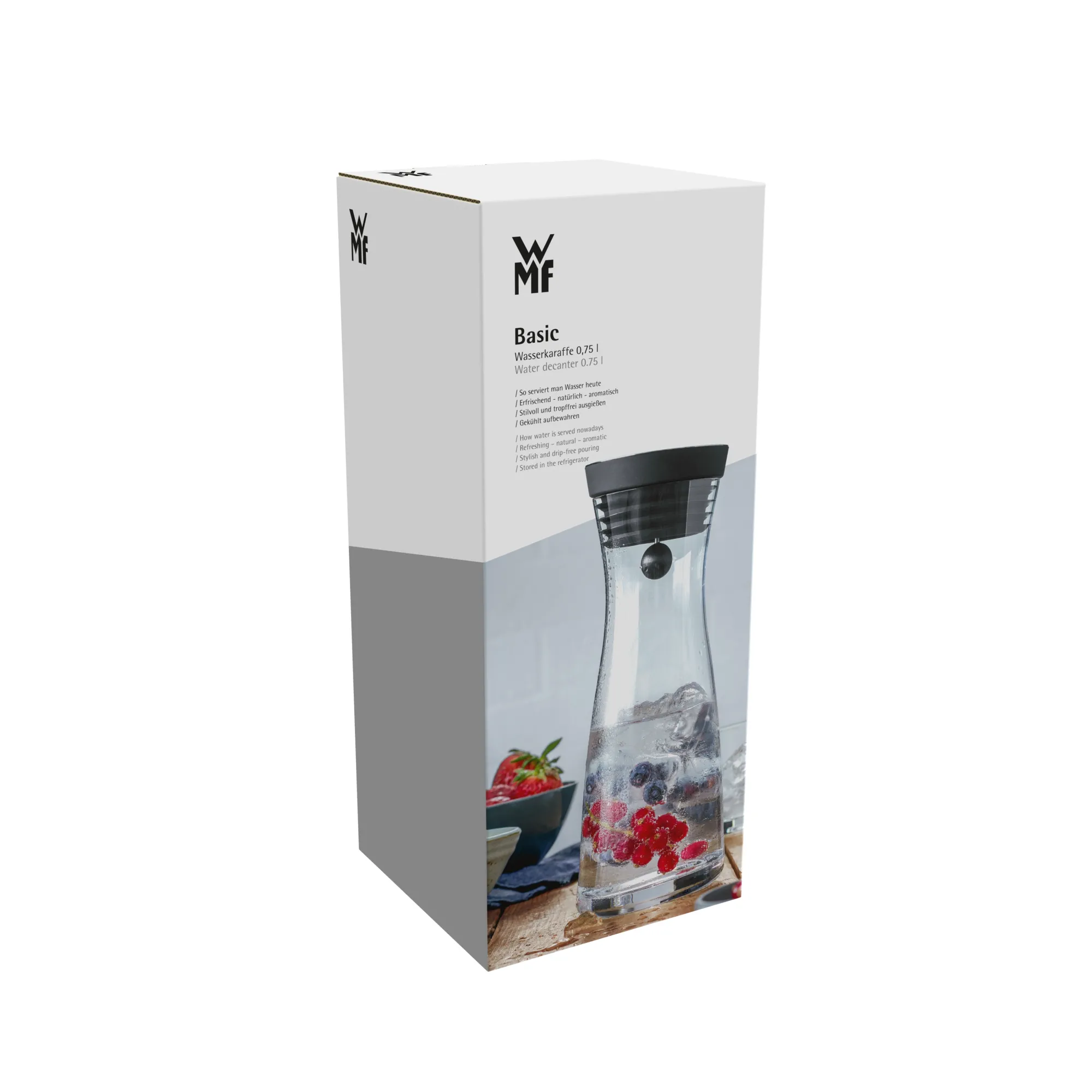 WMF Basic Wasserkaraffe, 0,75 l, Schwarz| Karaffen & Dekanter