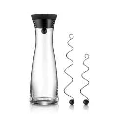 WMF Basic Wasserkaraffe mit 2 Fruchtspießen| Karaffen & Dekanter