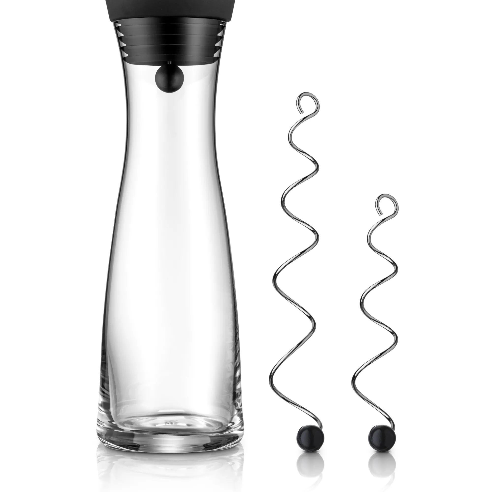 WMF Basic Wasserkaraffe mit 2 Fruchtspießen| Karaffen & Dekanter