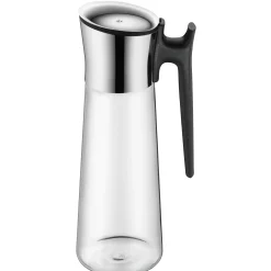 WMF Basic Wasserkaraffe mit Griff, 1,5 l, Schwarz| Karaffen & Dekanter