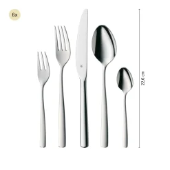 WMF Boston Besteck-Set, 30-teilig, Cromargan®| Besteck-Sets