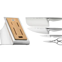 WMF Chef`s Edition Messer-Vorteils-Set* mit Messerblock für die asiatische Küche, 5-teilig| Messerblöcke|Messersets
