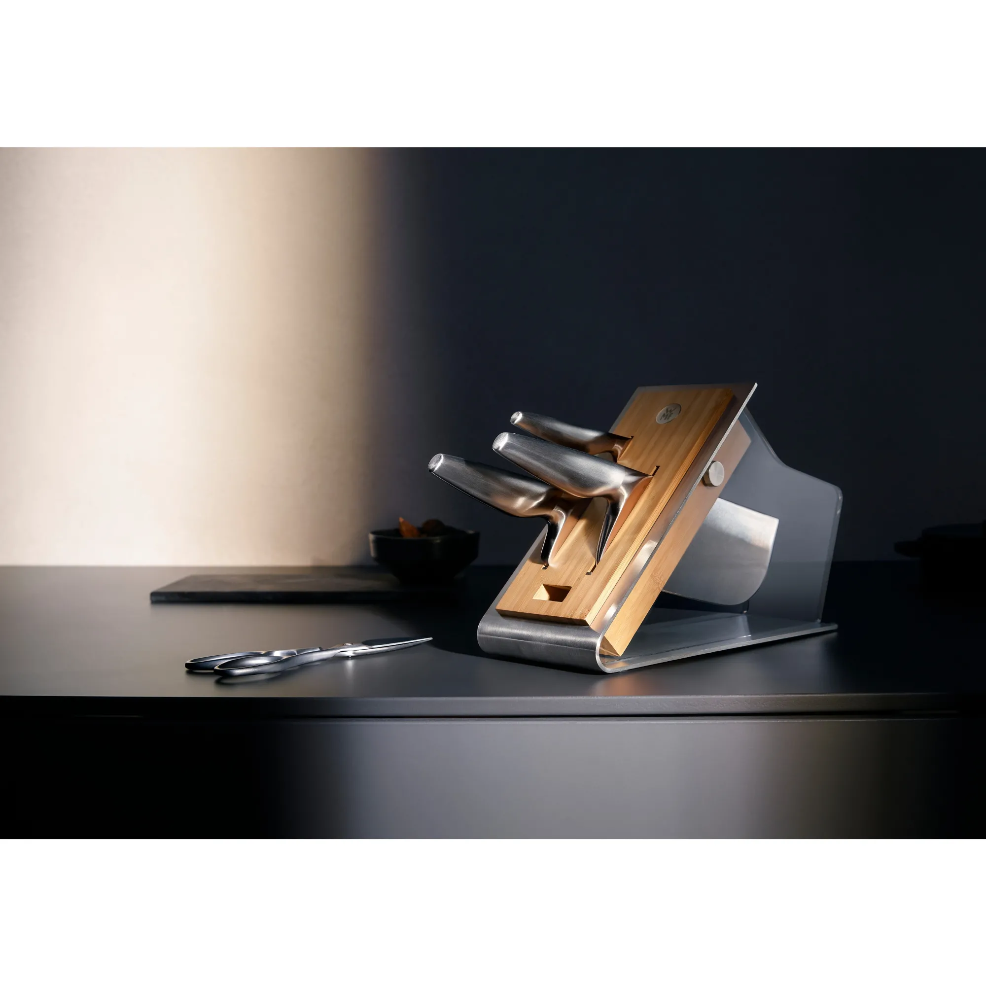 WMF Chef`s Edition Messer-Vorteils-Set* mit Messerblock für die asiatische Küche, 5-teilig| Messerblöcke|Messersets