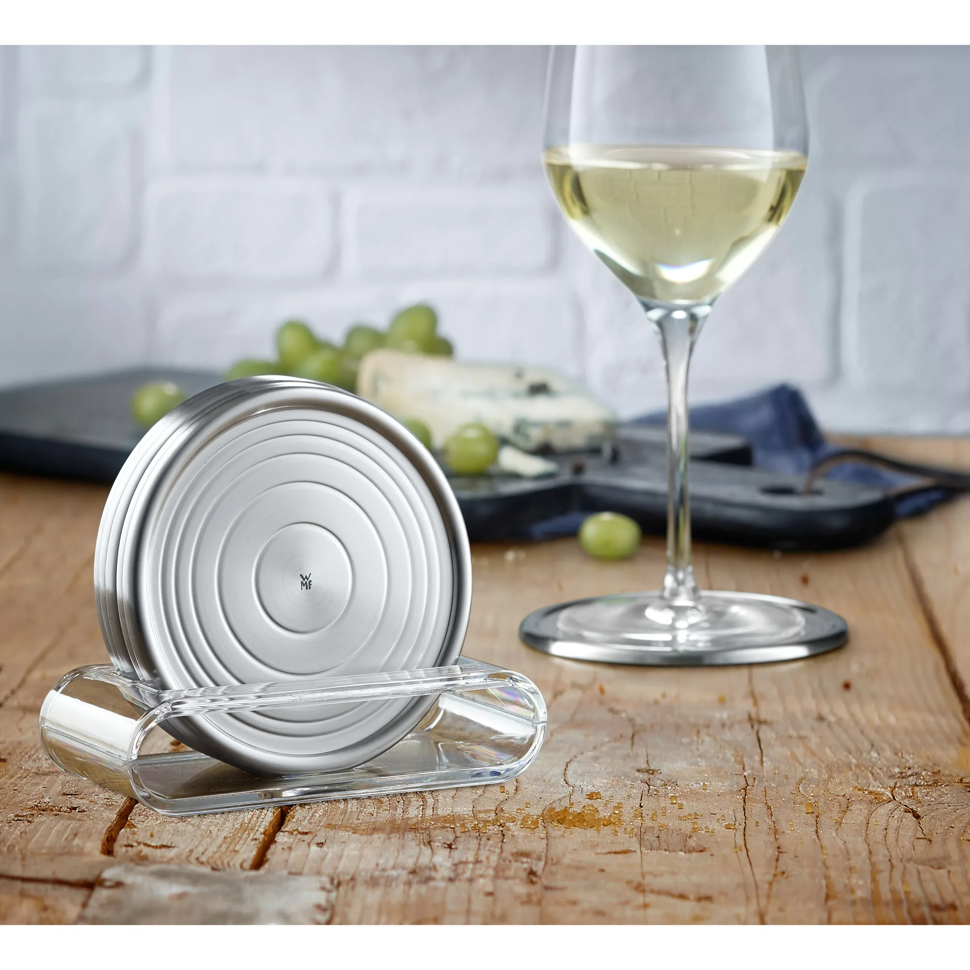 WMF Clever & More Gläserteller-Set, 6-teilig| Teller