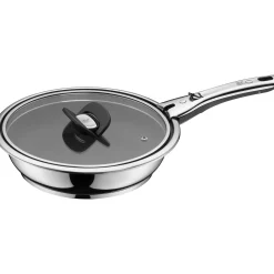 WMF Click&Serve Bratpfanne mit Antihaftversiegelung, 24 cm| Induktionspfannen|Bratpfannen