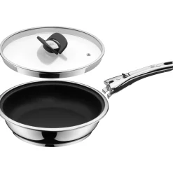 WMF Click&Serve Bratpfanne mit Antihaftversiegelung, 24 cm| Induktionspfannen|Bratpfannen