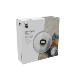 WMF Click&Serve Glasdeckel, 20 cm| Pfannendeckel|Zubehör Töpfe