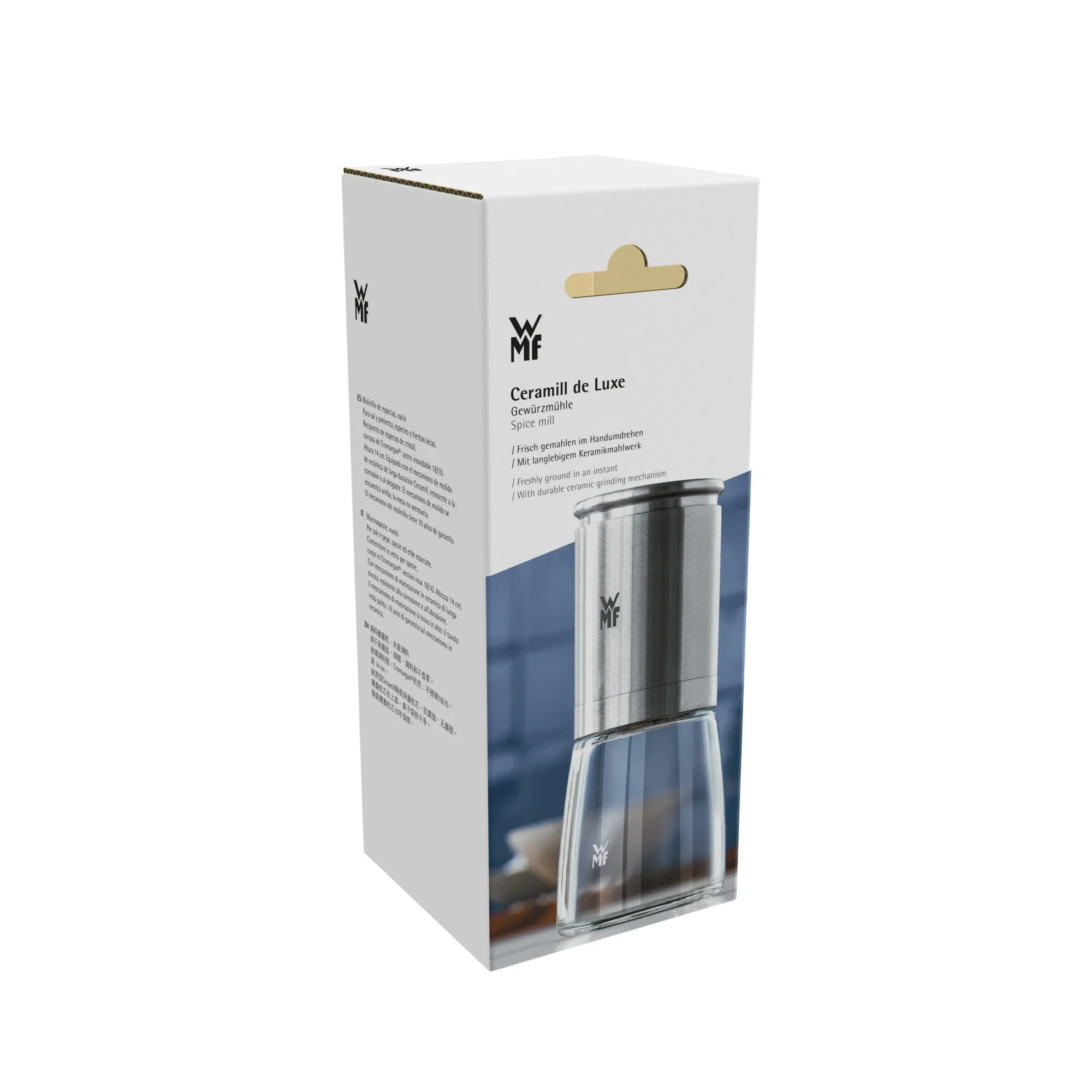 WMF De Luxe Gewürzmühle, 14 cm| Salz- & Pfeffermühlen|Gewürzmühlen