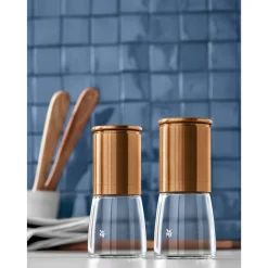 WMF De Luxe Gewürzmühlen-Set, 2-teilig, Kupfer| Salz- & Pfeffermühlen|Gewürzmühlen