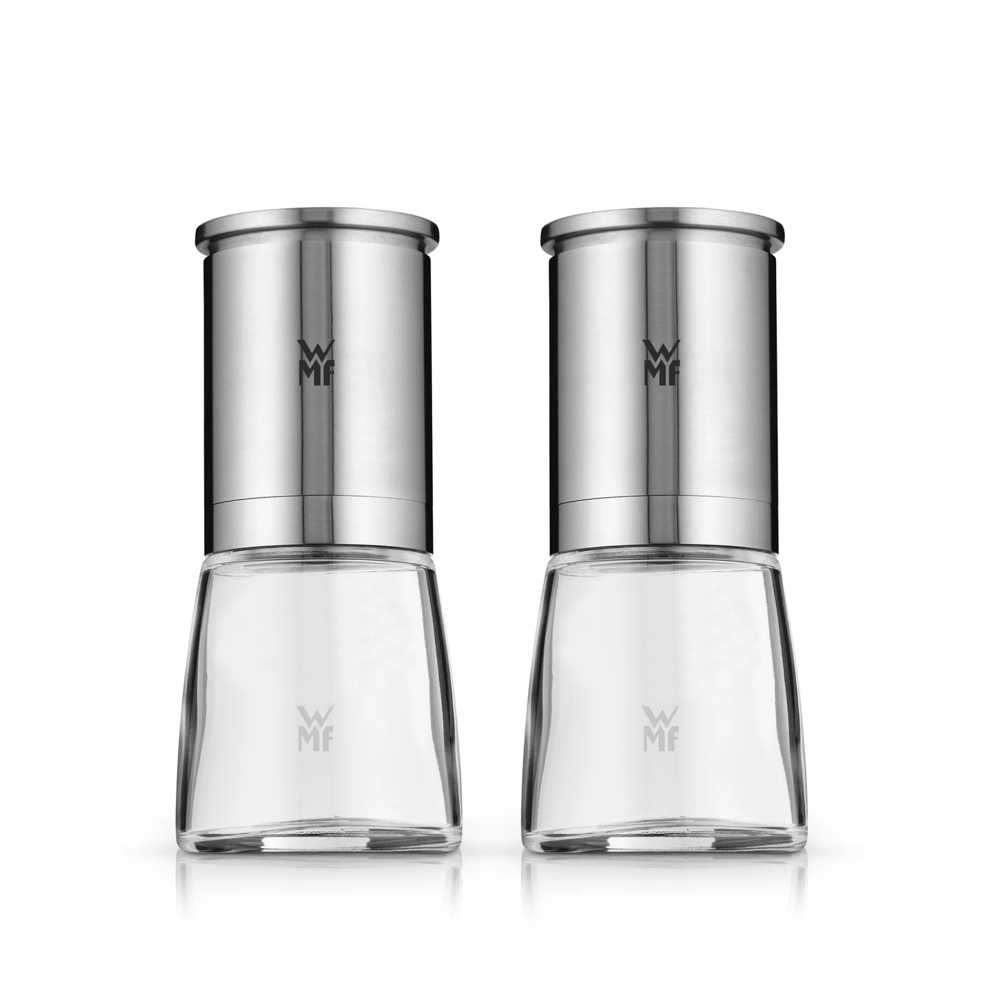 WMF De Luxe Gewürzmühlen-Set, 2-teilig| Salz- & Pfeffermühlen|Gewürzmühlen