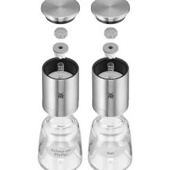 WMF De Luxe Gewürzmühlen-Set, 2-teilig| Salz- & Pfeffermühlen|Gewürzmühlen