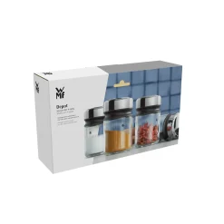 WMF Depot Gewürzstreuer-Set, 4-teilig| Zuckerstreuer|Salz- & Pfefferstreuer