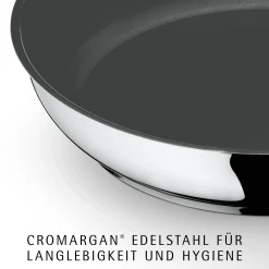 WMF Devil Bratpfannen-Set, 3-teilig, 24 cm + 28 cm + Pfannenwender| Küchenutensilien|Induktionspfannen