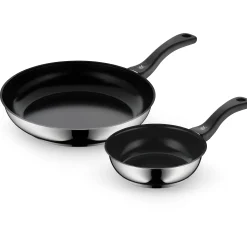 WMF Devil Bratpfannen-Set, 2-teilig, 18 cm + 28 cm| Induktionspfannen|Bratpfannen