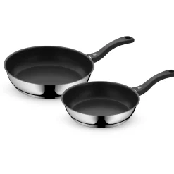WMF Devil Pfannen-Set, 2-teilig, 24 cm und 28 cm| Induktionspfannen|Bratpfannen