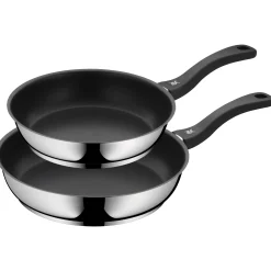WMF Devil Pfannen-Set, 2-teilig, 24 cm und 28 cm| Induktionspfannen|Bratpfannen