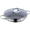 WMF Devil Servierpfanne mit Glasdeckel, 26 cm| Servierpfannen|Pfannen Mit Deckel