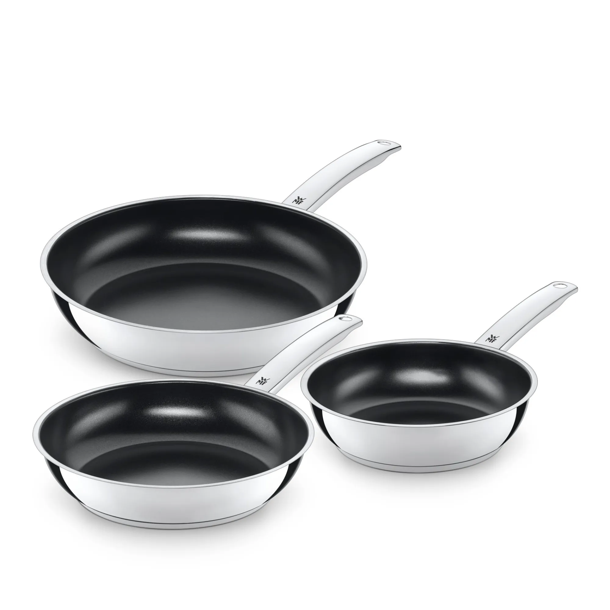 WMF Durado Bratpfannen-Set, 3-teilig, 20, 24 und 28 cm| Bratpfannen|Pfannen-Sets