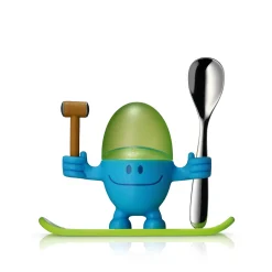WMF Eierbecher McEgg mit Löffel, Blau| Eierbecher