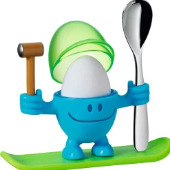 WMF Eierbecher McEgg mit Löffel, Blau| Eierbecher