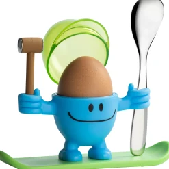 WMF Eierbecher McEgg mit Löffel, Blau| Eierbecher