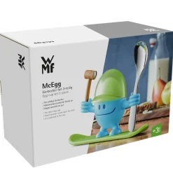 WMF Eierbecher McEgg mit Löffel, Blau| Eierbecher