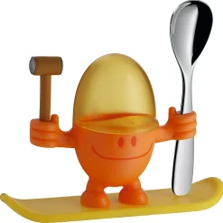 WMF Eierbecher McEgg mit Löffel, Orange| Eierbecher