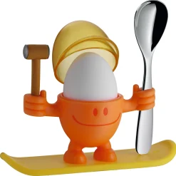 WMF Eierbecher McEgg mit Löffel, Orange| Eierbecher