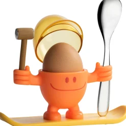 WMF Eierbecher McEgg mit Löffel, Orange| Eierbecher