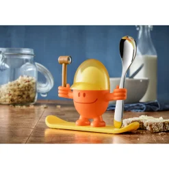 WMF Eierbecher McEgg mit Löffel, Orange| Eierbecher