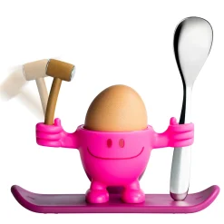 WMF Eierbecher McEgg mit Löffel, Pink| Eierbecher