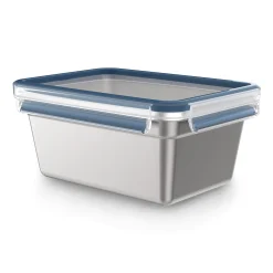WMF EMSA CLIP & CLOSE Edelstahl Frischhaltedose 2,0 l N11506| Vorratsdosen