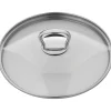 WMF Ersatz-Glasdeckel mit eckigem Griff, 20 cm| Pfannendeckel