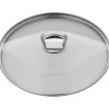 WMF Ersatz-Glasdeckel mit eckigem Griff, 24 cm| Pfannendeckel