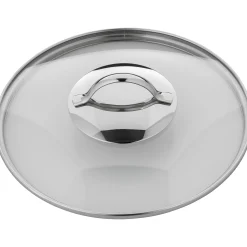 WMF Ersatz-Glasdeckel mit rundem Griff, 24 cm| Pfannendeckel