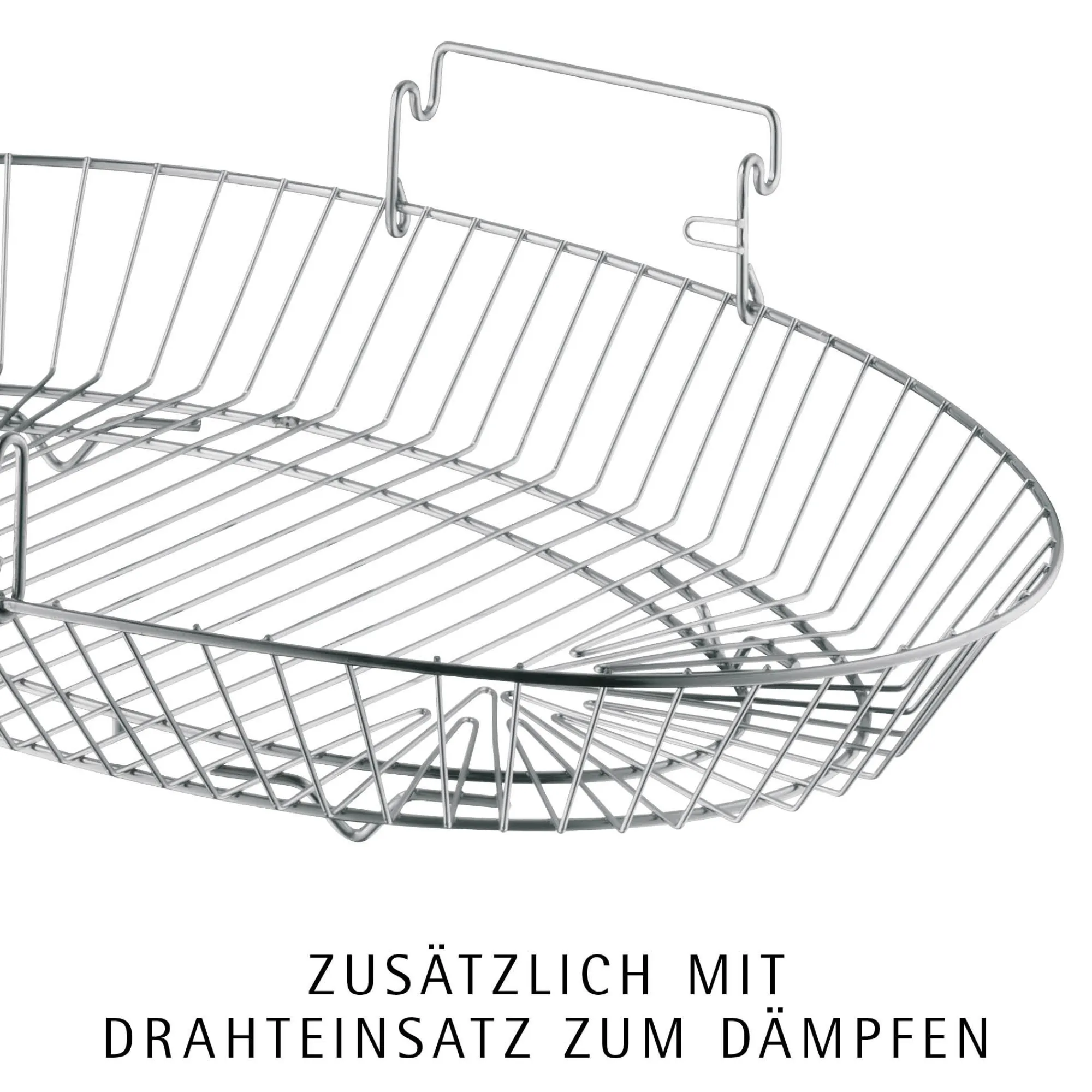 WMF Extrabräter mit Metalldeckel, Drahteinsatz und Fleischthermometer| Bräter & Schmortöpfe