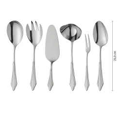 WMF Fächer Besteck-Set, 66-teilig, Cromargan protect®| Besteck-Sets