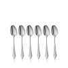 WMF Fächer Espressolöffel-Set, 6 Stück, Cromargan protect®| Löffel