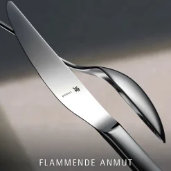 WMF Flame Plus Besteck-Set, 30-teilig, Cromargan protect®| Besteck-Sets