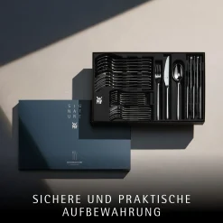 WMF Flame Plus Besteck-Set, 30-teilig, Cromargan protect®| Besteck-Sets